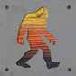 Bigfoot Metal Wall Art on Reclaimed Wood, Sasquatch Sign, Cryptid Gift