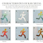 Runner Metal Wall Art on Reclaimed Wood, Running Sign, Marathon Runner Gift, 5.5 Inch Square Steel Sign, Running Decor, Home Gym Decor