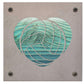 Volleyball Heart Metal Wall Art on Reclaimed Wood, Volleyball Gift, Team Gift, 5.5 Inch Square Steel Sign, Volleyball De