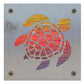 Sea Turtle Metal Wall Art on Reclaimed Wood, Beach House Decor, Turtle Gift, 5.5 Inch Square Steel Sign, Ocean Wall Art, Coastal Wall Art
