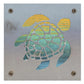 Sea Turtle Metal Wall Art on Reclaimed Wood, Beach House Decor, Turtle Gift, 5.5 Inch Square Steel Sign, Ocean Wall Art,