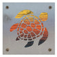 Sea Turtle Metal Wall Art on Reclaimed Wood, Beach House Decor, Turtle Gift, 5.5 Inch Square Steel Sign, Ocean Wall Art, Coastal Wall Art