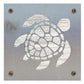Sea Turtle Metal Wall Art on Reclaimed Wood, Beach House Decor, Turtle Gift, 5.5 Inch Square Steel Sign, Ocean Wall Art, Coastal Wall Art