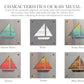 Sailboat Metal Wall Art on Reclaimed Wood, Nautical Lake House Decor, Sailor Gift, 5.5 Inch Square Steel Sign, Sailing Gift