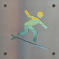 Surfer Metal Wall Art on Reclaimed Wood, Surf Shack Decor, Surfing Gift
