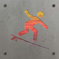 Surfer Metal Wall Art on Reclaimed Wood, Surf Shack Decor, Surfing Gift