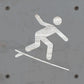 Surfer Metal Wall Art on Reclaimed Wood, Surf Shack Decor, Surfing Gift