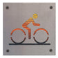 Road Cyclist Metal Wall Art on Reclaimed Wood, Road Bike Sign, Cyclist Gift