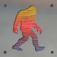 Bigfoot Metal Wall Art on Reclaimed Wood, Sasquatch Sign, Cryptid Gift