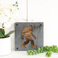 Bigfoot Metal Wall Art on Reclaimed Wood, Sasquatch Sign, Cryptid Gift