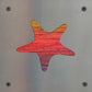 Starfish Metal Wall Art on Reclaimed Wood, Coastal Beach House Decor, 5.5 Inch Square Steel Sign, Ocean Decor, Starfish Gift