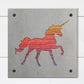Unicorn Metal Wall Art on Reclaimed Wood, Girls Room Decor, Unicorn Gift
