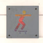 Skateboarder Metal Wall Art on Reclaimed Wood, Skate Sign, Teen Room Decor, 5.5 Inch Square Steel Sign, Skateboard Gift, Skater Gift