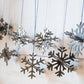 3D Metal Snowflake Ornament: Winter Holiday Decor