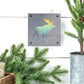 Moose Metal Wall Art on Reclaimed Wood, Cabin Decor, Woodland Nursery Moose, 5.5 Inch Square Steel Sign, Moose Gift, Housewarming Gift