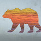 Bear Family Metal Wall Art on Reclaimed Wood, Mama Bear and Cubs, Cabin Decor