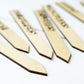 Personalized Wood Plant Markers: Eco-Friendly Garden Stakes