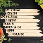 Herb Marker Set: Eco Friendly Wooden Garden Markers, Gardener Gift