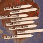 Funny Garden Markers: Birch Wood Plant Stakes, Set of 8