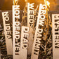 Funny Garden Markers: Birch Wood Plant Stakes, Set of 8