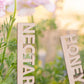 Bee Garden Markers: Birch Wood Pollinator Stakes, Set of 8