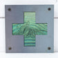 First Aid Cross Metal Wall Art on Reclaimed Wood, First Aid Kit Sign, Nurse Gift
