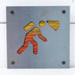 Caver Metal Wall Art on Reclaimed Wood, Spelunking Sign, Caving Gift