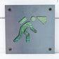 Caver Metal Wall Art on Reclaimed Wood, Spelunking Sign, Caving Gift