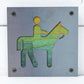 Horseback Rider Metal Wall Art on Reclaimed Wood, Trail Ride Sign, Horse Gift