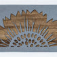 Sunflower Metal Wall Art on Reclaimed Wood, 12.5 Inch Farmhouse Kitchen Decor