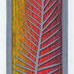 Fern Metal Wall Art on Reclaimed Wood, Tall 12.5 Inch Botanical Decor