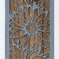 Daisy Metal Wall Art on Reclaimed Wood, Tall 12.5 Inch Flower Decor, Gift for Her