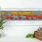 Elephant Family Metal Wall Art on Reclaimed Wood, 24 Inch Safari Decor