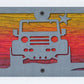 Off Road Jeep Metal Wall Art on Reclaimed Wood, 24 Inch Garage Sign