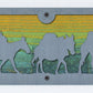 Cattle Drive Metal Wall Art on Reclaimed Wood, 24 Inch Western Ranch Decor