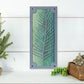 Fern Metal Wall Art on Reclaimed Wood, Tall 12.5 Inch Botanical Decor