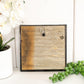 Mountains and Pines Metal Wall Art on Reclaimed Wood, 24 Inch Cabin Decor