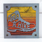 Take a Hike Boot Metal Wall Art on Reclaimed Wood, Hiking Sign, Hiker Gift