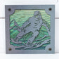 Snowboarder Metal Wall Art on Reclaimed Wood, Snowboard Cabin Decor, Rider Gift