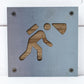 Caver Metal Wall Art on Reclaimed Wood, Spelunking Sign, Caving Gift