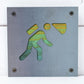 Caver Metal Wall Art on Reclaimed Wood, Spelunking Sign, Caving Gift