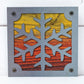 Snowflake Metal Wall Art on Reclaimed Wood, Winter Cabin Decor, Christmas Sign