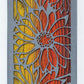 Daisy Metal Wall Art on Reclaimed Wood, Tall 12.5 Inch Flower Decor, Gift for Her