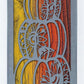 Pumpkin Stack Metal Wall Art on Reclaimed Wood, Tall 12.5 Inch Fall Decor
