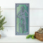 Mountain Biker Metal Wall Art on Reclaimed Wood, Tall 12.5 Inch MTB Sign