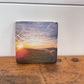 Country Sunset Farmhouse Coaster, Western Decor, Fathers Day Gift