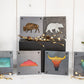 Chairlift Ski Goggles Home Decor, Mountain Cabin Art