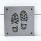 Hiking Boots Metal Sign, Metal Wall Decor, Recreation Symbols