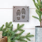 Hiking Boots Metal Sign, Metal Wall Decor, Recreation Symbols