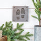 Hiking Boots Metal Sign, Metal Wall Decor, Recreation Symbols